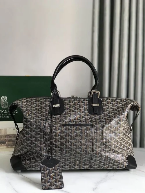 Goyard Original Travel Bag Authentic Coated Canvas Luxury
