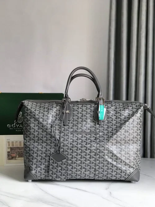 Goyard Original Travel Bag Authentic Coated Canvas Luxury