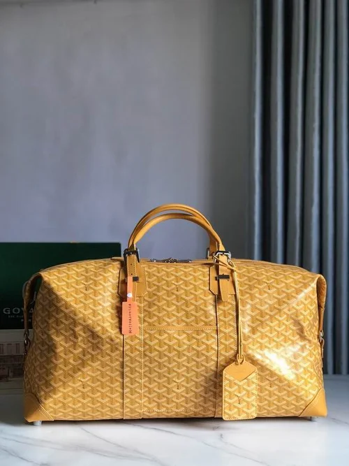 Goyard Original Travel Bag Authentic Coated Canvas Luxury