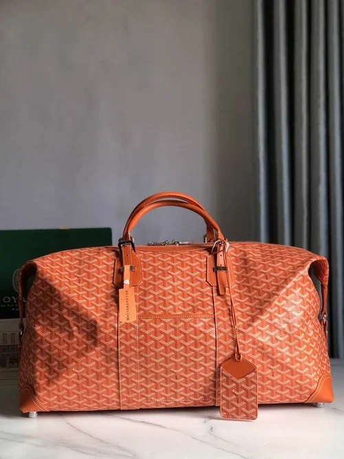 Goyard Original Travel Bag Authentic Coated Canvas Luxury