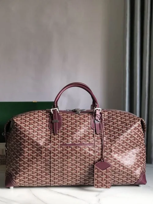 Goyard Original Travel Bag Authentic Coated Canvas Luxury