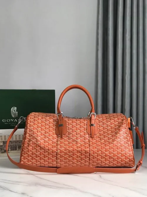 Goyard Original Travel Bag Authentic Coated Canvas Luxury