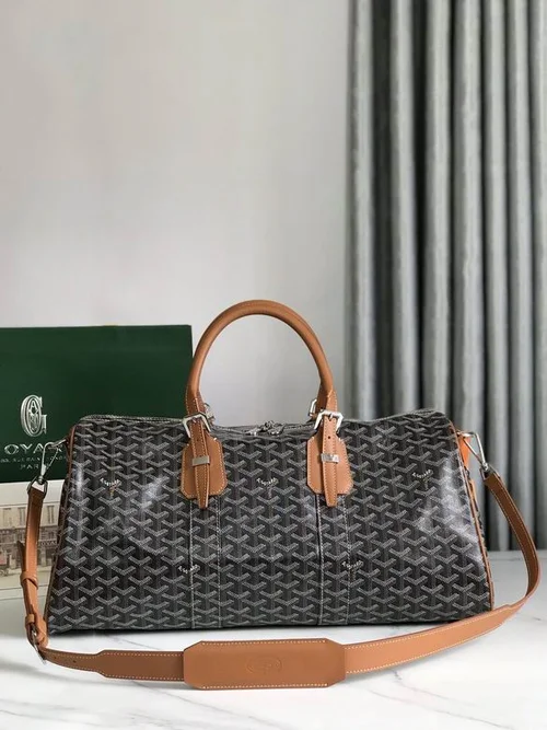 Goyard Original Travel Bag Authentic Coated Canvas Luxury