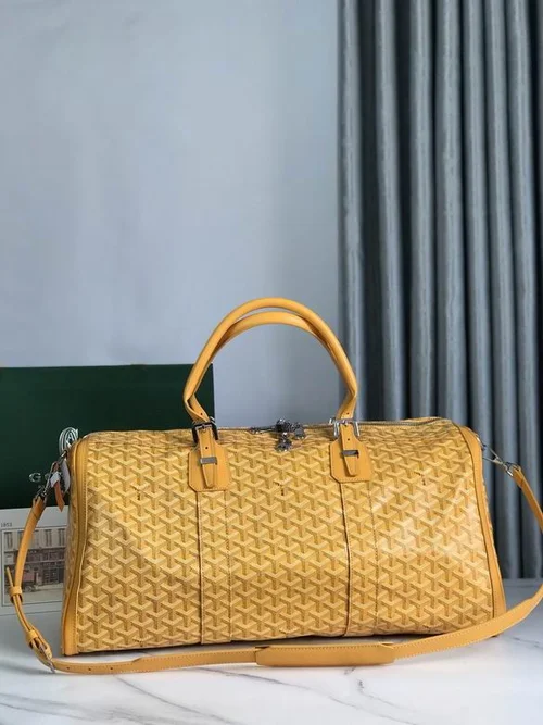 Goyard Original Travel Bag Authentic Coated Canvas Luxury