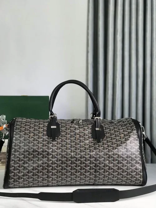 Goyard Original Travel Bag Authentic Coated Canvas Luxury
