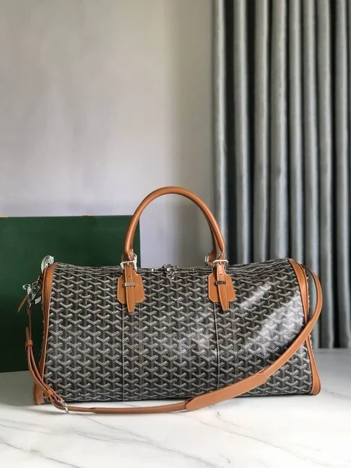 Goyard Original Travel Bag Authentic Coated Canvas Luxury