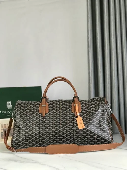 Goyard Original Travel Bag Authentic Coated Canvas Luxury