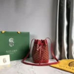 Goyard Original Bucket Bag Authentic Coated Canvas Luxury