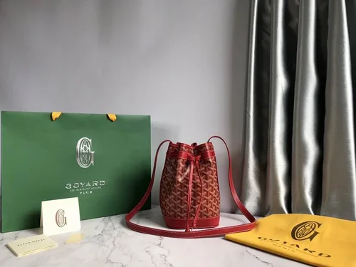 Goyard Original Bucket Bag Authentic Coated Canvas Luxury