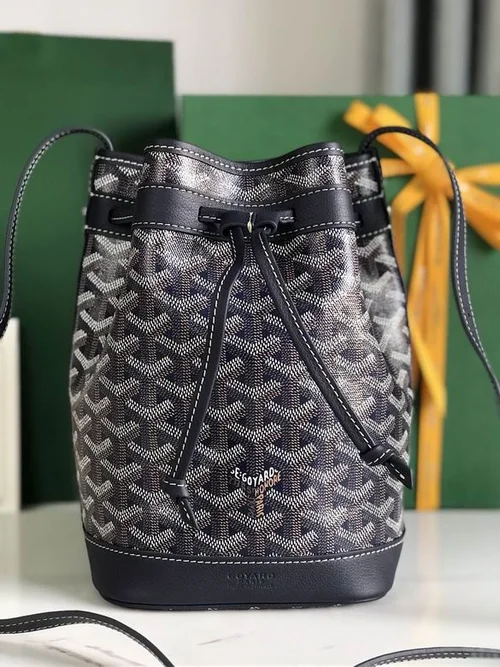 Goyard Original Bucket Bag Authentic Coated Canvas Luxury