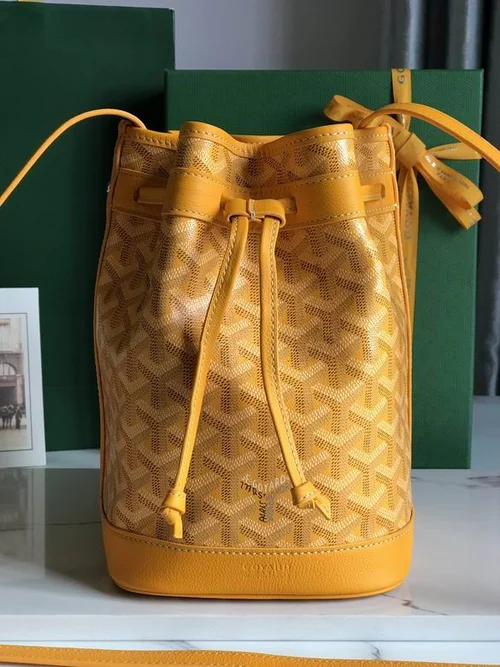 Goyard Original Bucket Bag Authentic Coated Canvas Luxury