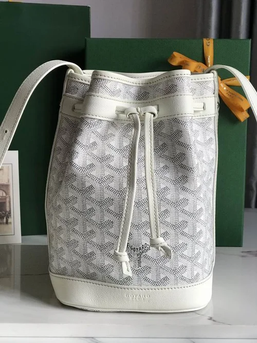 Goyard Original Bucket Bag Authentic Coated Canvas Luxury