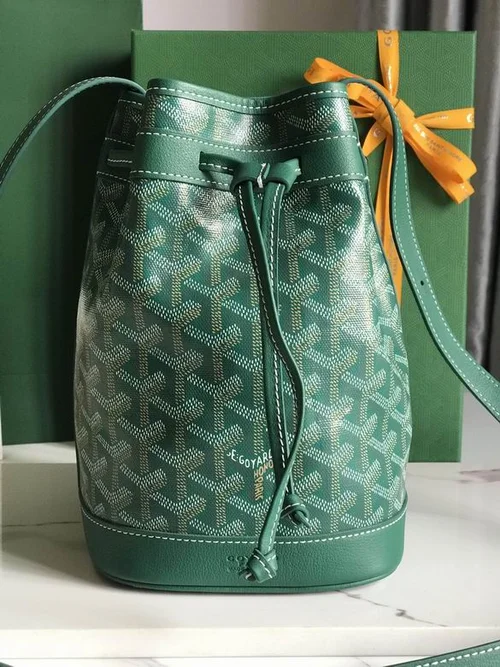 Goyard Original Bucket Bag Authentic Coated Canvas Luxury