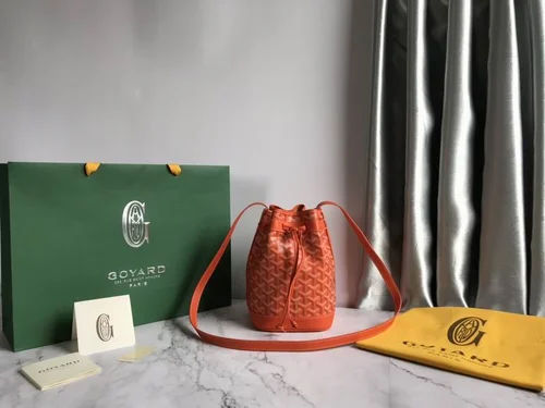 Goyard Original Bucket Bag Authentic Coated Canvas Luxury