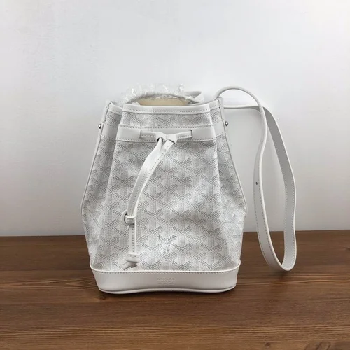 11 Goyard Bucket Bag Small Drawstring Women Luxury Coated Canvas