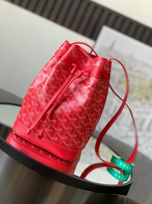 11 Goyard Bucket Bag Small Drawstring Women Luxury Coated Canvas