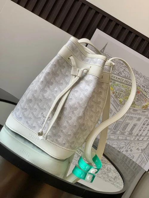 11 Goyard Bucket Bag Small Drawstring Women Luxury Coated Canvas
