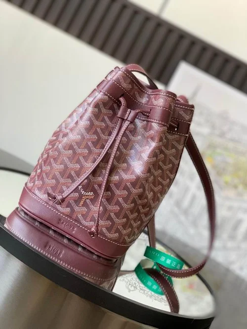 11 Goyard Bucket Bag Small Drawstring Women Luxury Coated Canvas