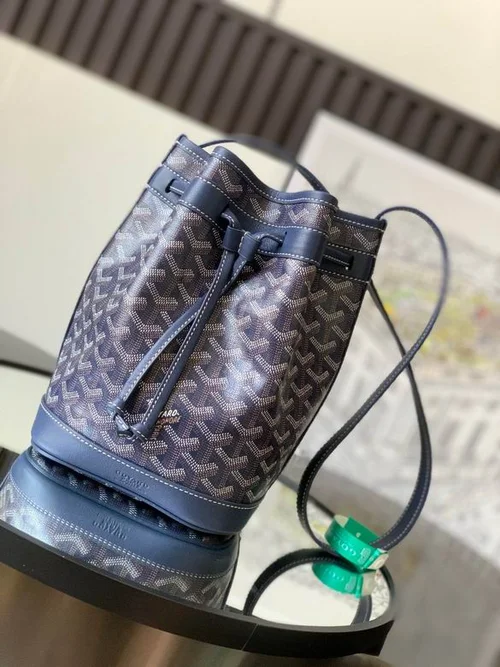 11 Goyard Bucket Bag Small Drawstring Women Luxury Coated Canvas