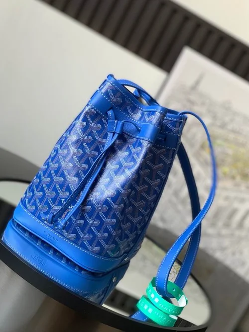 11 Goyard Bucket Bag Small Drawstring Women Luxury Coated Canvas