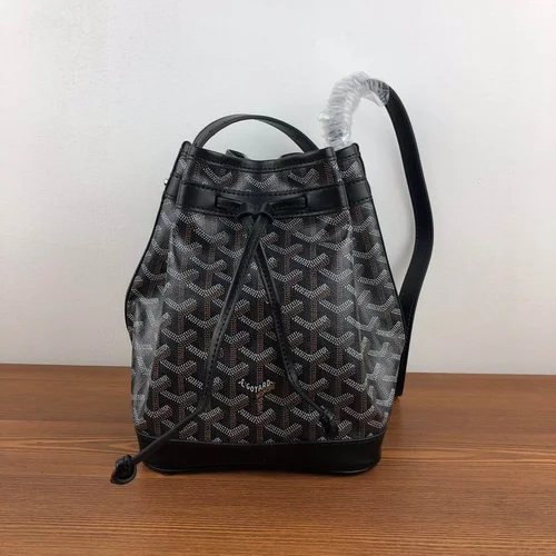 11 Goyard Bucket Bag Small Drawstring Women Luxury Coated Canvas