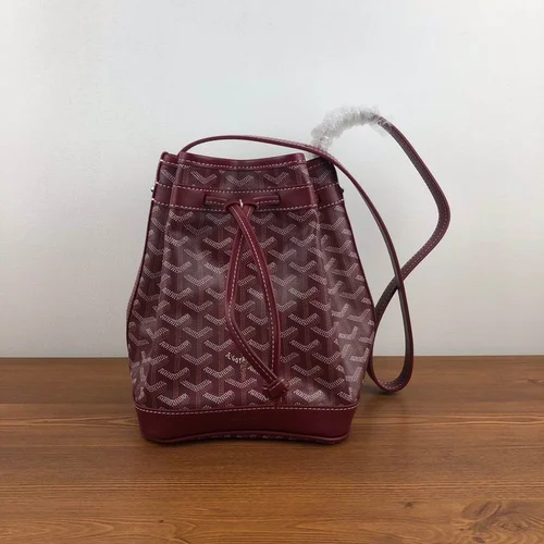 11 Goyard Bucket Bag Small Drawstring Women Luxury Coated Canvas