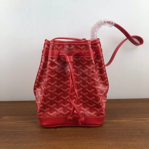 11 Goyard Bucket Bag Small Drawstring Women Luxury Coated Canvas