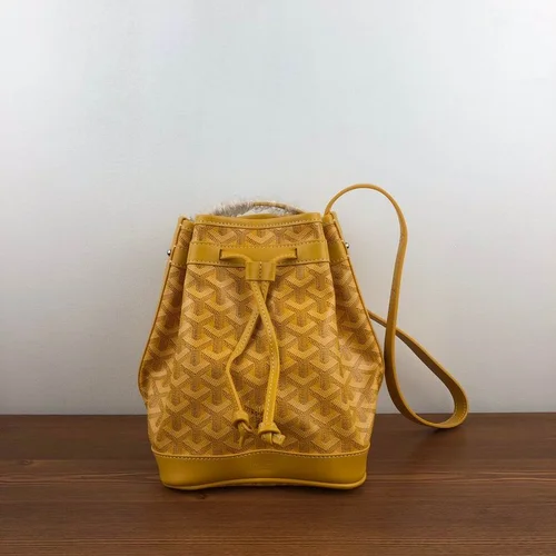11 Goyard Bucket Bag Small Drawstring Women Luxury Coated Canvas