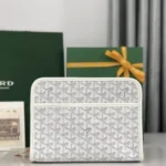Goyard Original Toiletries Pouch Authentic Coated Canvas