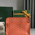 Goyard Original Toiletries Pouch Authentic Coated Canvas