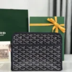 Goyard Original Toiletries Pouch Authentic Coated Canvas