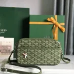 Goyard Original Camera Bag Authentic Coated Canvas Luxury