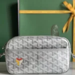 Goyard Original Camera Bag Authentic Coated Canvas Luxury