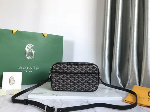 Goyard Original Camera Bag Authentic Coated Canvas Luxury