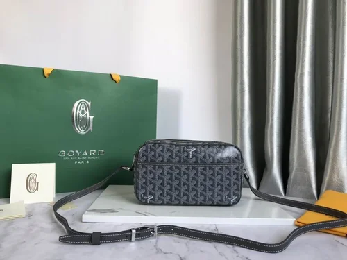 Goyard Original Camera Bag Authentic Coated Canvas Luxury