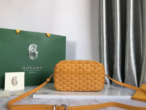 Goyard Original Camera Bag Authentic Coated Canvas Luxury