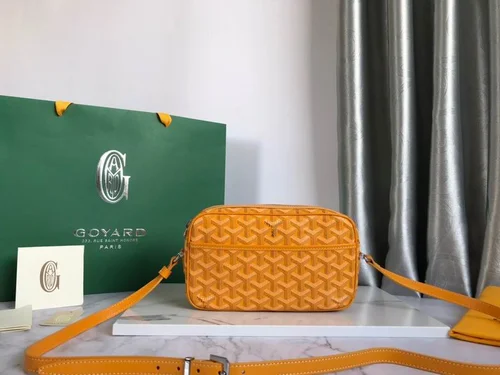 Goyard Original Camera Bag Authentic Coated Canvas Luxury
