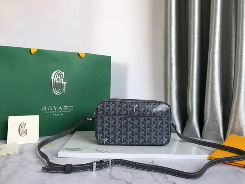 Goyard Original Camera Bag Authentic Coated Canvas Luxury