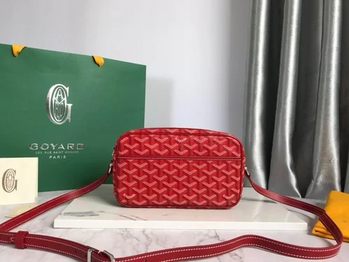 Goyard Original Camera Bag Authentic Coated Canvas Luxury