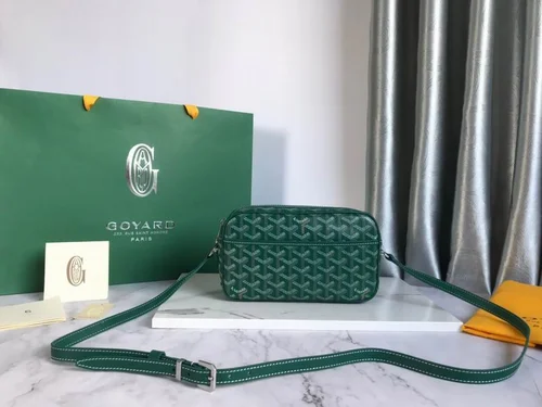Goyard Original Camera Bag Authentic Coated Canvas Luxury