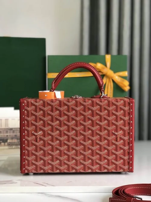 Goyard Original Suitcase Trolley Case Authentic Luxury
