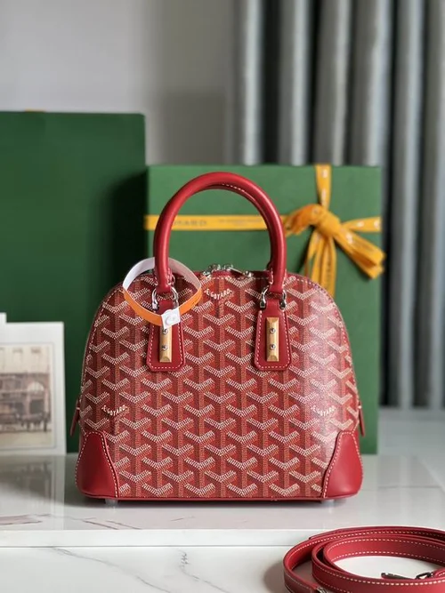 Goyard Original Shell Bag Authentic Coated Canvas Luxury