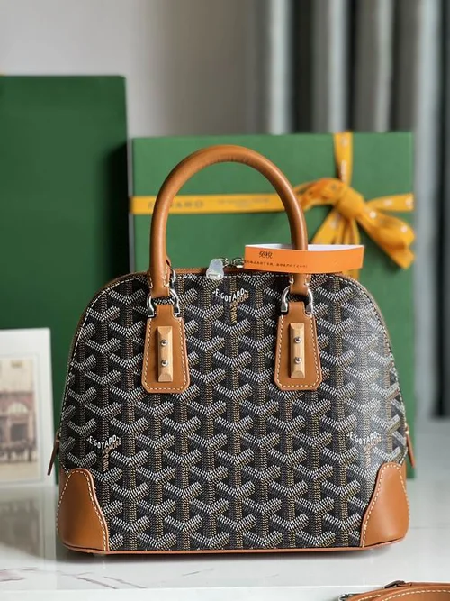 Goyard Original Shell Bag Authentic Coated Canvas Luxury