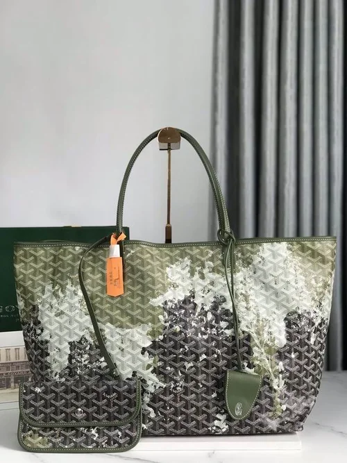 Goyard Original Shopping Tote Bag Authentic Coated Canvas