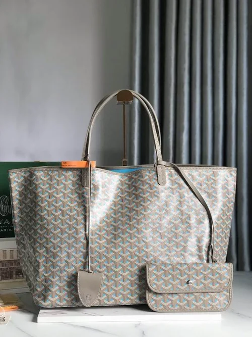 Goyard Original Shopping Tote Bag Authentic Coated Canvas