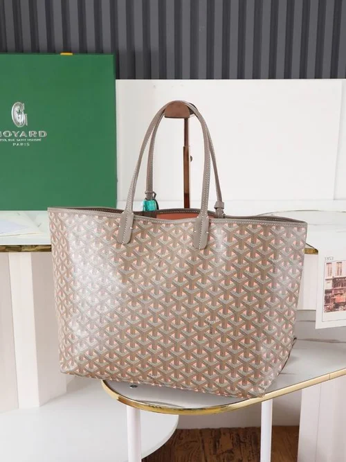 Goyard Original Shopping Tote Bag Authentic Coated Canvas