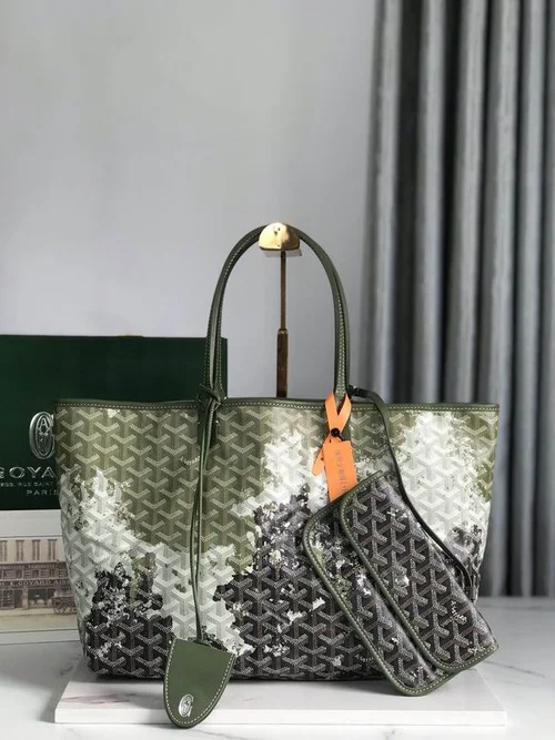 Goyard Original Shopping Tote Bag Authentic Coated Canvas