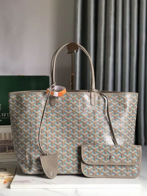 Goyard Original Shopping Tote Bag Authentic Coated Canvas