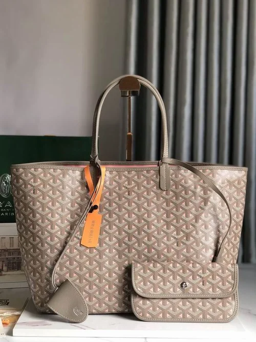 Goyard Original Shopping Tote Bag Authentic Coated Canvas