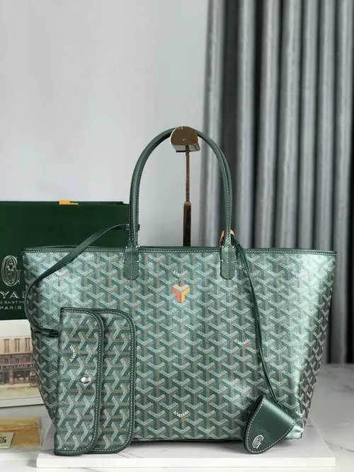 Goyard Original Shopping Tote Bag Authentic Coated Canvas